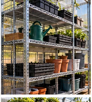 Greenhouse Seed-Starting Bench Setup: Heat Mats, Lights, Shelves and Irrigation Without Chaos editorial greenhouse equipment image